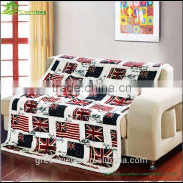 Blanket Flag 100% Polyester,new style England National flag 100% polyester sherpa blanket