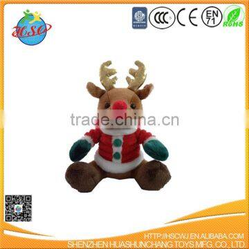 2017 Christmas reindeer plush toy for decoration