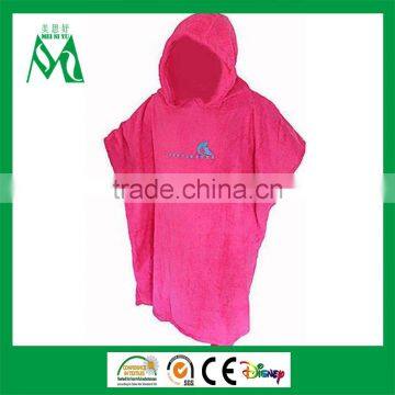 women poncho towel custom cotton changing beach towel robe