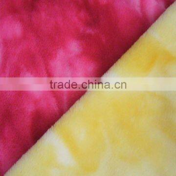 plush fabric for garment and blanket