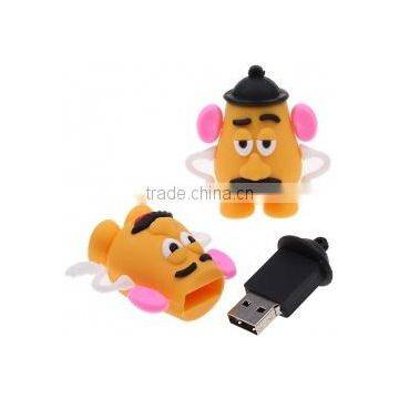 PVC usb flash drive with logo print available