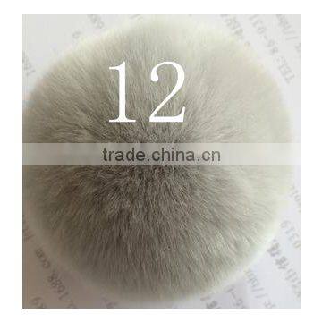 YR638 Cheap Real Fur Pom/Genuine Rex Rabbit Fur Pom Pom/Cute Fur Accesory photo-3