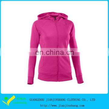 Hot Red Plus Size Cotton Spandex Zip Up Hoodies Promotion