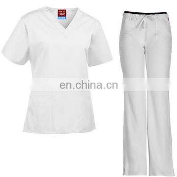 Custom Women Design Hospita Staff Nursing Scrub Suits Uniforms