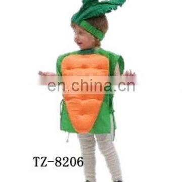 TZ-8206 Simple Perform Carrot Cosplay Costume For Kids