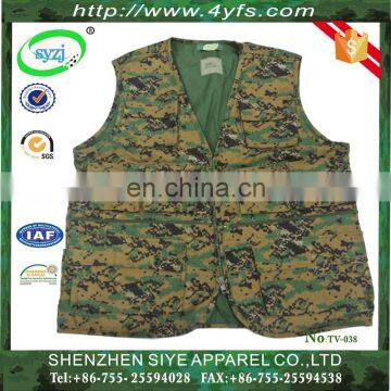 Woodland Digital Camouflage Tactical Combat Vest