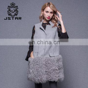 Long Vest Grey Color Classic Woolen Latest Coat Designs for Women photo-4