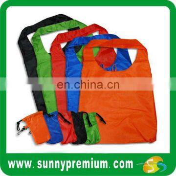 High Density190T Polyester Vest Foldable Shopping Bag