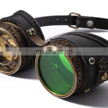 Steampunk googles with zooming eye