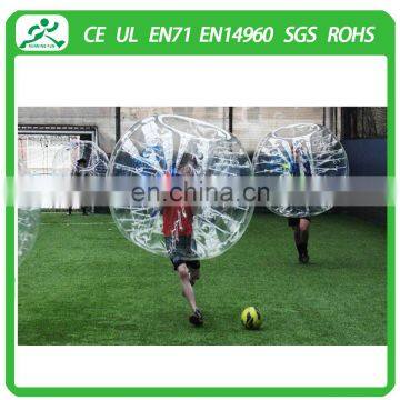 Factory price CE inflatable adult bumper bubble ball for football