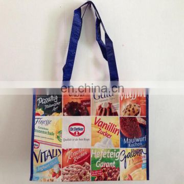 China factory wholesale fashion style colorful handled pp non woven bag for cookie,biscuit packaging