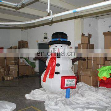 Giant Outdoor Inflatable Snowman For Christmas Decoration C-514