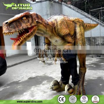 walking with dinosaur costume velociraptor costume