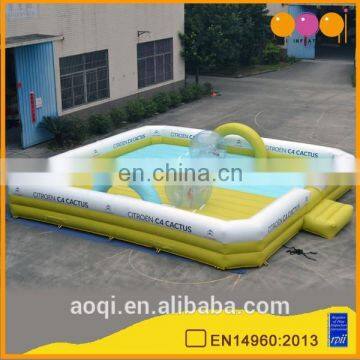 AOQI giant inflatable roller ball playground for children