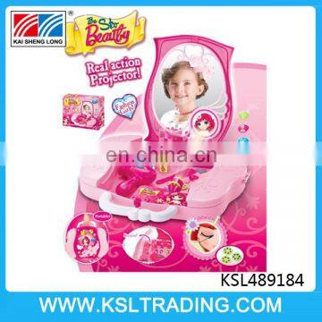 Best sale lovely design Projection beauty dresser for girls