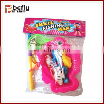 Hot sale cartoon plastic fishing set