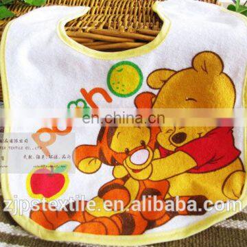 wholesale 100% cotton cartoon printing baby bibs