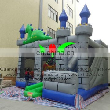 Hot sale indoor playground using PVC Tarpaulin inflatable dragon bouncer castle