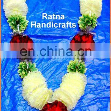 artificial flower haar garlands indian home decor