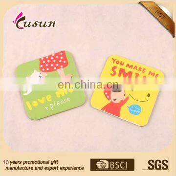 Customize printed slate coaster,China manufacturer cardboard coaster,advertising design coaster