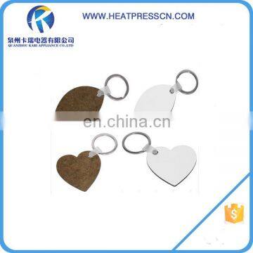 2016 new beautiful sublimation mdf keychain