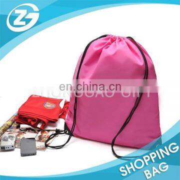 Cheap Cutom Logo Printing Polyester Sports String Bag photo-6