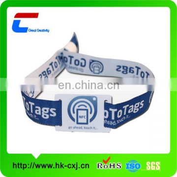 rfid blocking fabric bracelet