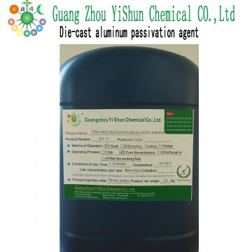 Die-cast aluminum passivation solution Aluminum oxidation Chemical additives