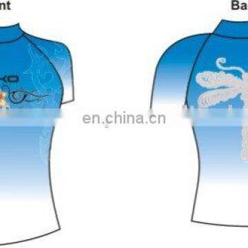 Women Dye Sublimation Rash Guard