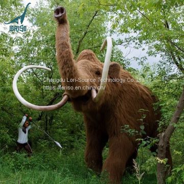 LORISO6032 Amusement Park decoration Animatronic Animals Mammuthus