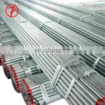 bs1387 black steel round pipe galvanized Conduit tube