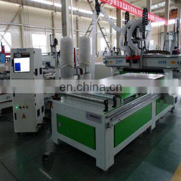 Wood Door Making "Expert"!!!synchronous 2 Heads Wood Cnc Router photo-4