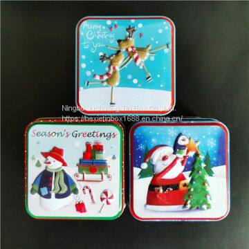 Square Tins Custom Size First Aid Metal Tin Box