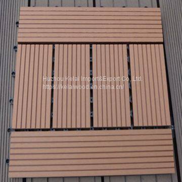 New Style Factory Direct WPC Wood Plastic Composite Flooring DIY Decking 300*300mm photo-3