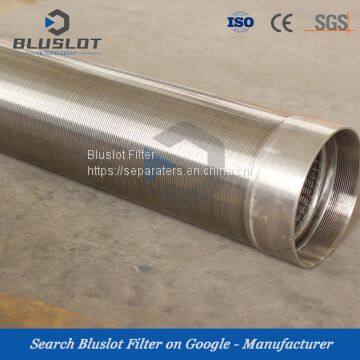 Wedge Wire Stainless Steel Oil Well Screen Pipe