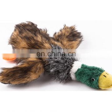 Pet toy plush bird for dog chew