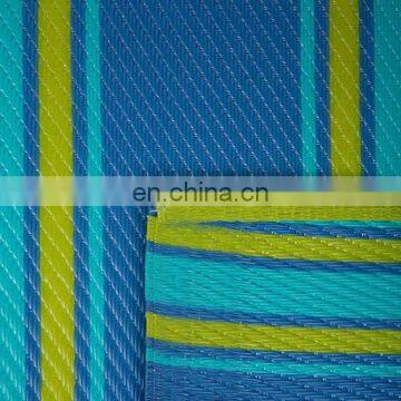 Indoor or Patio Medium Rug Blue Outdoor Stripe Pattern photo-5