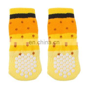 Cute Design High Quality Anti-slip Hotsale Protective Dog Socks photo-3