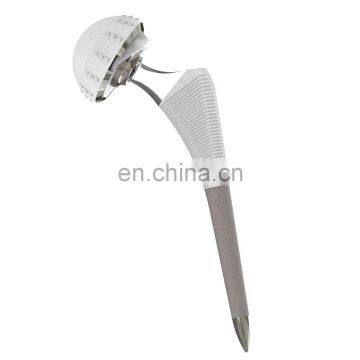 High Quality Ti-alloy Cementless Femoral Stem, THR Total Hip Joint Replacement Orthopaedic Surgery photo-2