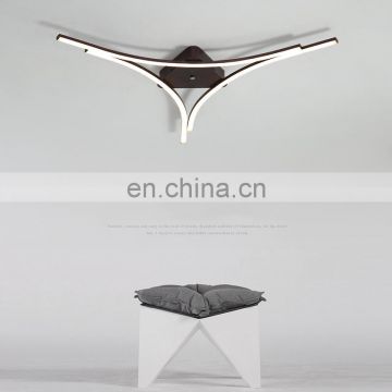 Creative line acrylic ceiling lamp hot bedroom lamp