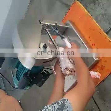 Chicken meat cutting machine/splitting saw for chicken and duck