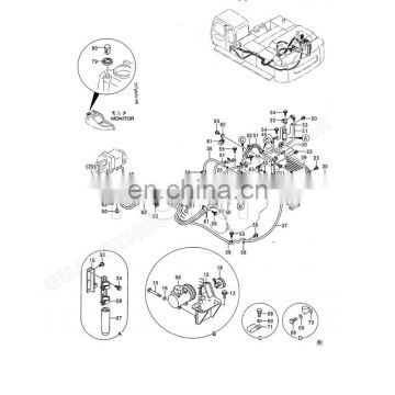 Excavator Air Compressor 4333459 4350336 Air Conditioner EX220-5 EX220LC-5 EX230H-5 EX270-5 EX270LC-5 EX280H-5 EX300-3