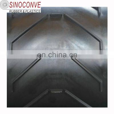 v type fishbone grains use high quality chevron patterned conveyor belt