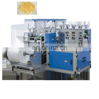 automatic disposable thermal non woven pe cpe shoe cover making machine dispenser