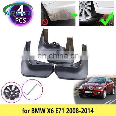 for BMW X6 E71 2008 2009 2010 2011 2012 2013 2014 Mudguards Mudflap Fender Mud Flaps Splash Guards Rear Wheel Car Accessories