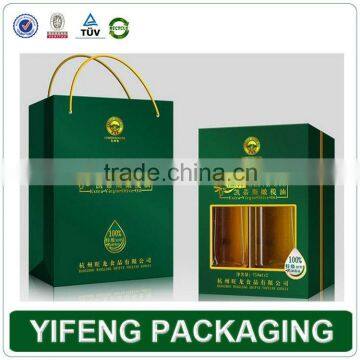 Custom Printing Middle Flap Creative Design Olive Oil Packaging Paper Box photo-3