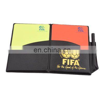 Soccer Referee with Coin Whistle Red and Yellow Card Tools Football Referee Match Set Outdoor Survival Equipment