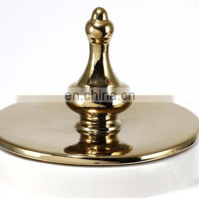 Table Decoration Traditional Large Hand Painted Chinese Vase With Lid photo-2