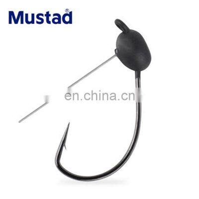 1.7g 3.5g  5g lead jig heads fishing hooks mustad size wacky hook weedless mustad