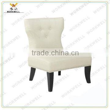 WorkWell good pu dining room chair with Rubber wood legs Kw-D4158